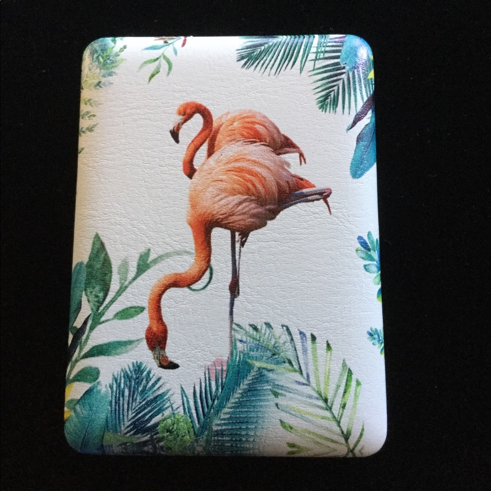 New Flamingo compact makeup mirror for travel.